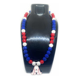 Collar Beisbol Brillante Letra A