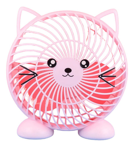 Ventilador De Escritorio Animal Mini Gatito 