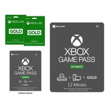 Xbox Game Pass Ultimate 12 Meses Xbox One Series x s gpu