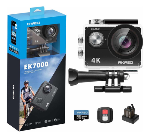 Akaso Ek7000 4k 30fps 20mp Camara Ultra Hd 170° Prof. 30mts