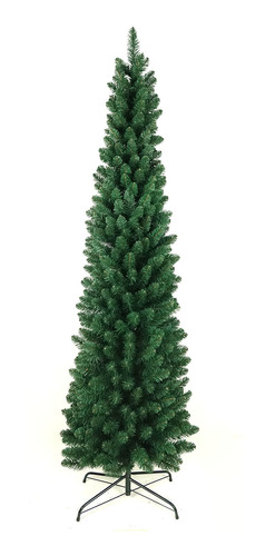 Árvore De Natal Slim Verde 210cm Tok Da Casa Formosinha