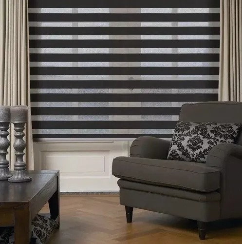 Cortinas Roller Duo Zebra Dia Y Noche 60x200