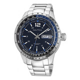 Reloj Para Hombre Nautica Pier Napp39f10 Plateado