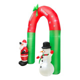 Decoraciones Inflable Papá Noel Para Vacaciones De Navidad