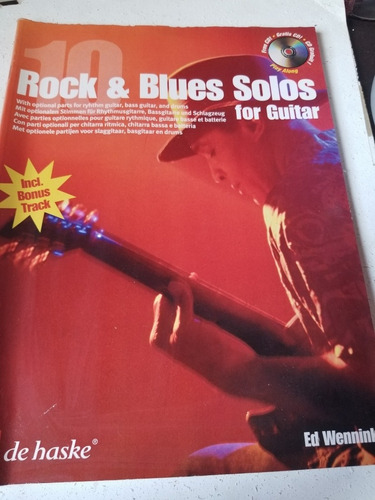 Libro,rock&blues Solos,for Guitar,ed Wennink, De Haske