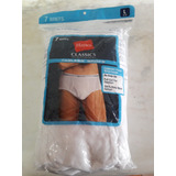 Set De 7 Calzoncillos Marca Hanes Talla L, 100 % Algodón 