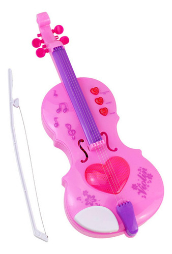 Mini Violín Eléctrico De 4 Cuerdas Para Niños, Regalo De