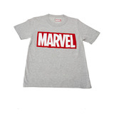 Camiseta Infantil Marvel Cinza Hering Kids
