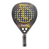 Paletas De Padel Carrello Milano Rugosa Carbono 12k Color Amarillo