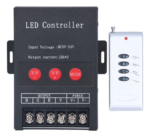 Controlador Led Rgb Control Remoto Pwm Digital Para Colores