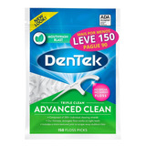 Fio Dental Dentek Floss Picks Triple Clean Advanced C/ 90 Un