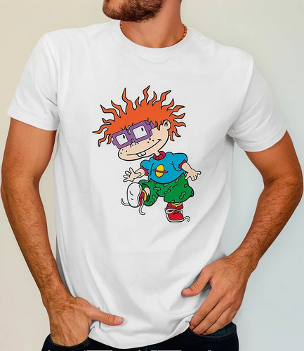 Playera Carlitos Rugrats Caricatura Retro Para Hombre #6