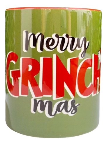 Taza Navideña Merry Grinch Mas