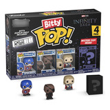 Pop! Bitty - The Infinity Saga - América - Nick Fury - Thor