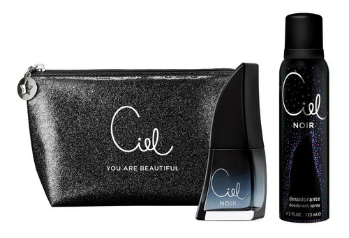 Perfume Mujer Ciel Noir Edp 50ml + Desodorante + Neceser