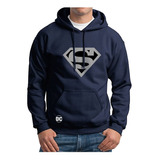 Buzo Hoodie Capota Dc Comics Superman Super Heroe Hombre