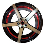 Juego De 4 Rines 17 X 8.5y9.5 Progresivo Torq Ilk018 5/113