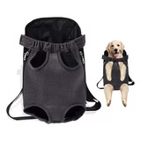 Mochila Ajustable Transpirable Para Mascotas Gran Capacidad