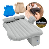 Colchon Inflable Para Autos 2 Almohadas Compresor Comodo Col