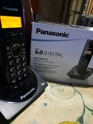 Teléfono Inalámbrico Panasonic Kx-tg1711 Negro