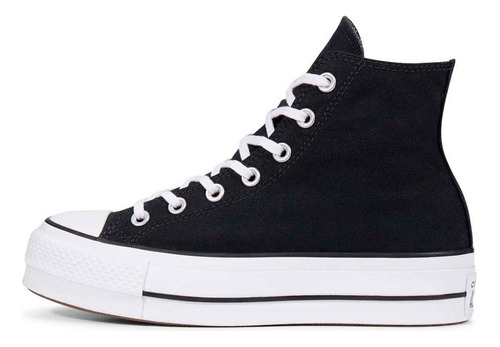 Tenis Converse All Star Platform Negro Para Dama 560845c 