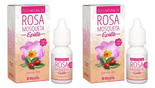 Oleo Corporal Rosa Mosqueta Epile 10ml-kit C/2un