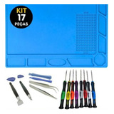 Kit Manta Antiestática Manutenção Notebook + Chaves Precisão