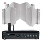 Kit Som Bluetooth Jbl 4 Caixas + Frahm Slim 3200 Op Original