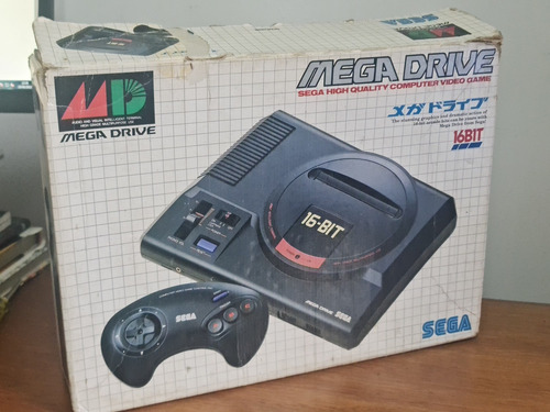 Mega Drive Original Sega Caixa Isopor Controle Original 