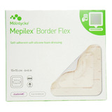 Apósito Con Adhesivo Mepilex Border Flex 15x15 Cm Caja 5 Pz