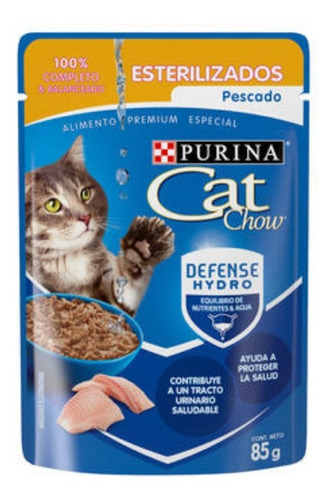 Alimento Humedo Cat Chow Esterilizado 85 Gr / Catdogshop