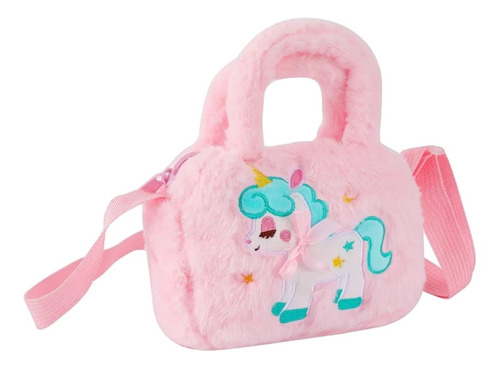 Tierno Encantador Mini Bolso Juguete Peluche Niñas Unicornio