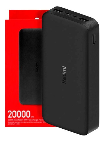 Xiaomi Redmi Power Bank 18w 20000mah Carga Rápida Original