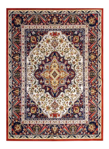 Tapete Classico Oriental 150x200 Cm Medalhao Tpo Persa Belga