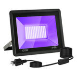 Ontesik Luz Led Uv Negra De 120 W, Impermeable Ip66 Para Ext