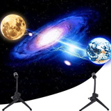 Lámpara Led De Proyección De Luna Y Tierra, Proyector 3d
