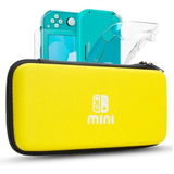 Kit Película Case Transparente Estojo Nintendo Switch Lite