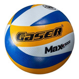 Balón Vóleibol Max Pro 5000 No.5 Gaser Color Amarillo/blanco/azul