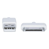Manhattan Cable Ilynk Usb 2.0 Para iPod/iPhone 1.2 Mts /vc Color Blanco