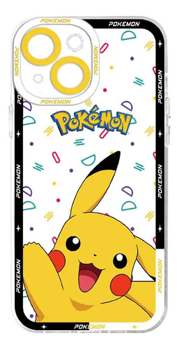 Funda De Teléfono De Dibujos Animados De Pokémon Pikachu Par