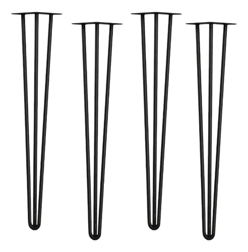 Pata Metalica Tipo Hairpin Triple 72 Cm (pack4 Unidades)