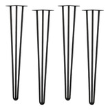 Pata Metalica Tipo Hairpin Triple 72 Cm (pack4 Unidades)