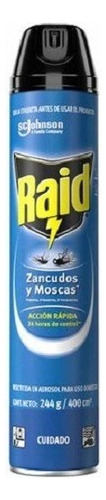 Insecticida Raid 400 Ml Zancudos Y Moscas 