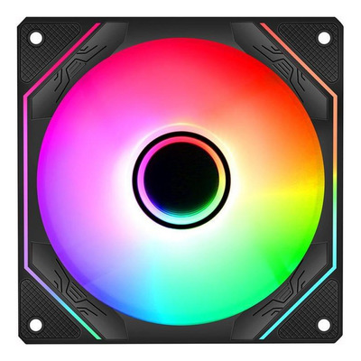 Cooler Fan Gamer Liketec Enigma Led Argb 120mm Reverse Led Preto/argb