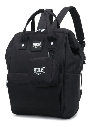 Mochila Cartera Everlast Urbana Nylon Grande Universitaria