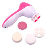 Massageador 5 Em 1 Esfoliante Limpeza Facial Escova Elétrica