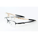 Oculos Armação Sem Grau Descanso Vilão Com Mola Oaklei 