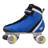 Bont Parkstar - Patines Profesionales De Gamuza Azul Para R.