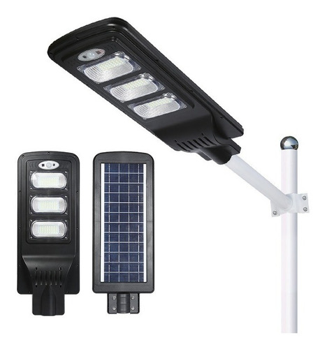 Luminaria Solar 60w Led Sensor Mov. Parques-calles C/soporte