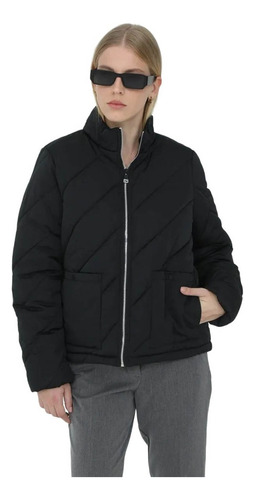 Campera Matelaseada Mujer Portsaid Box Callas Sin Capucha